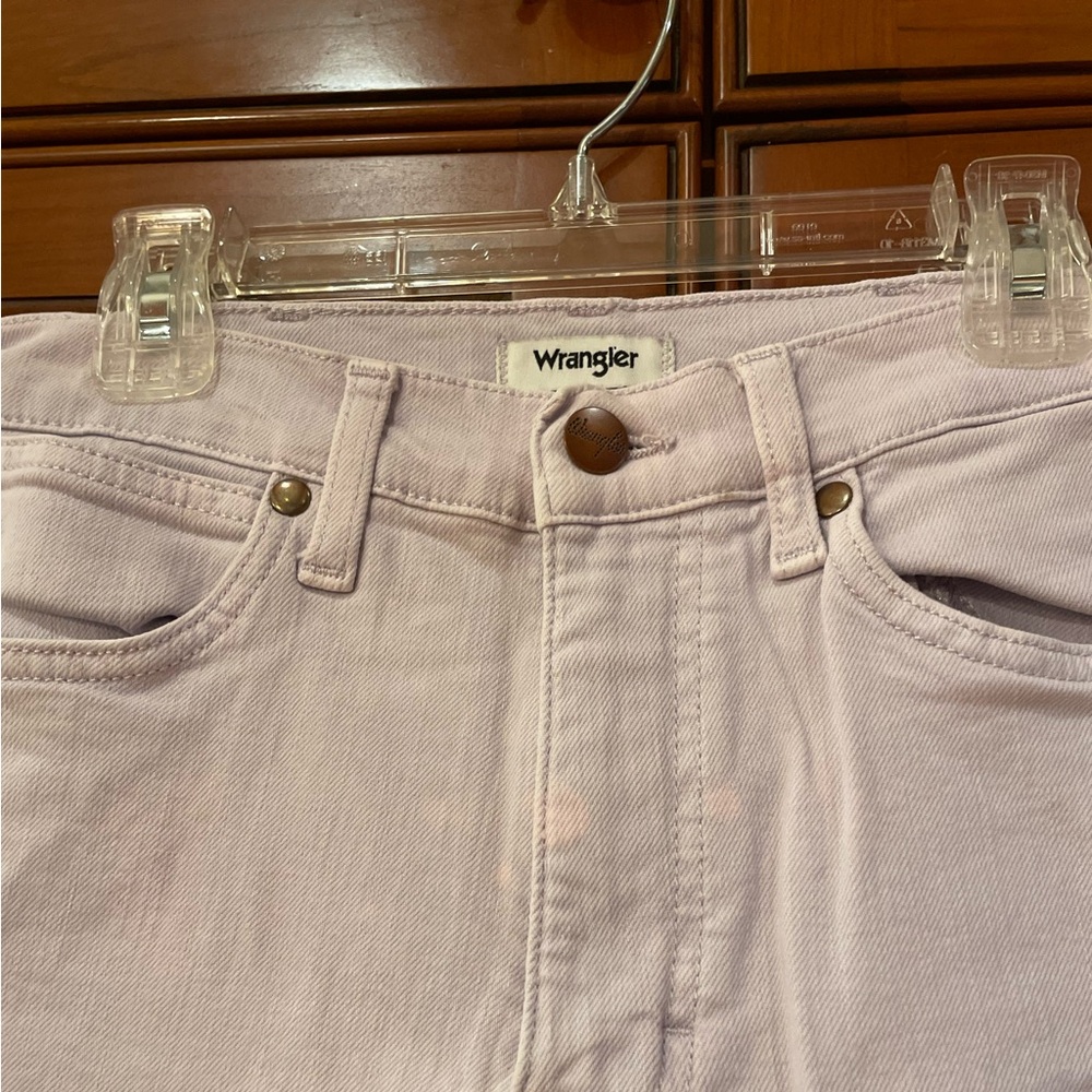 VINTAGE Wrangler Light Purple/Lilac Bootcut Jeans - Picture 15 of 16